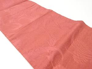 リサイクル　ふくれ織花唐草模様織出しリバーシブル袋帯